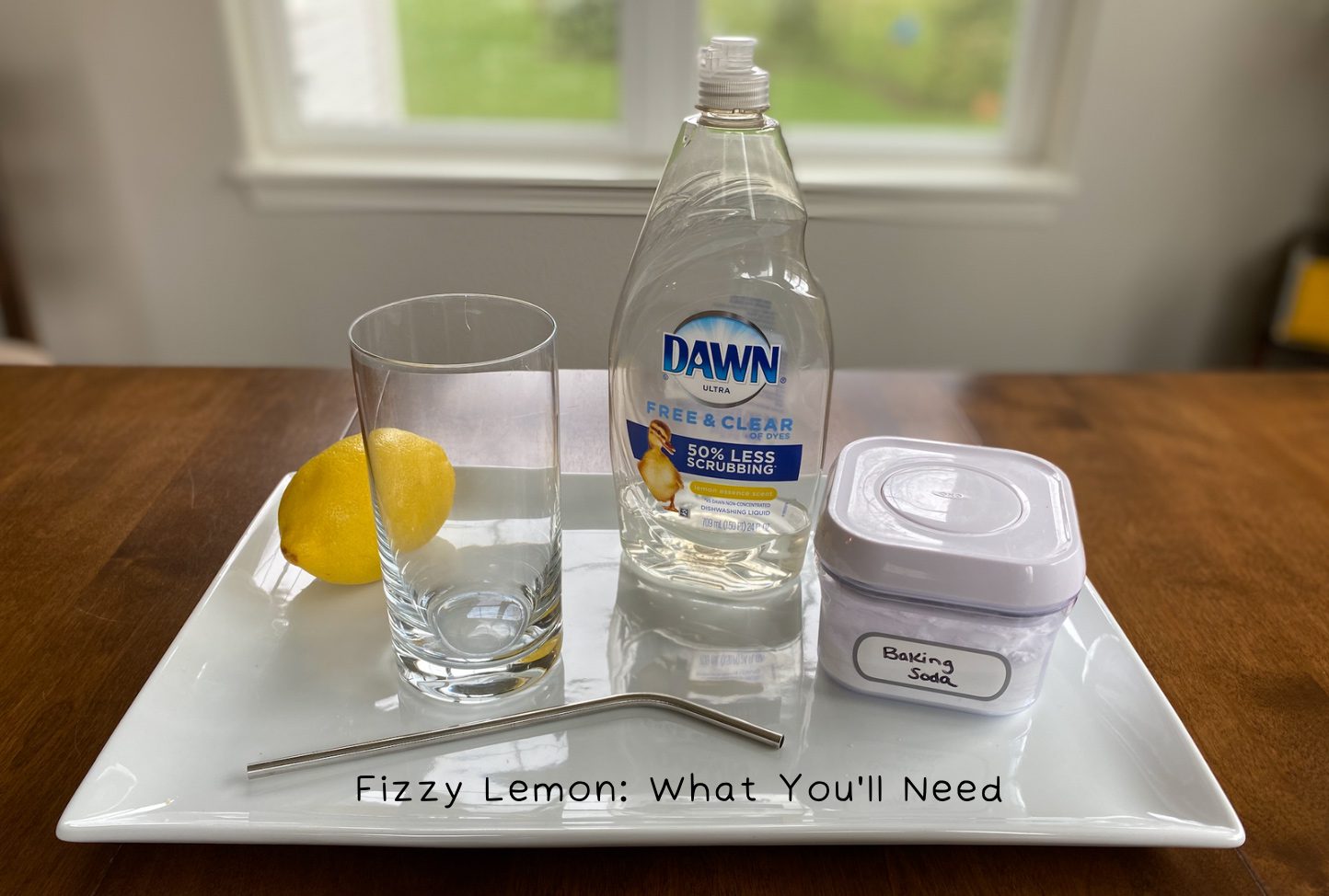 Fizzy Lemon Experiment - What You’ll Need