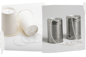 Is there a difference between a plastic cup and a metal can for a string telephone? | STEMful