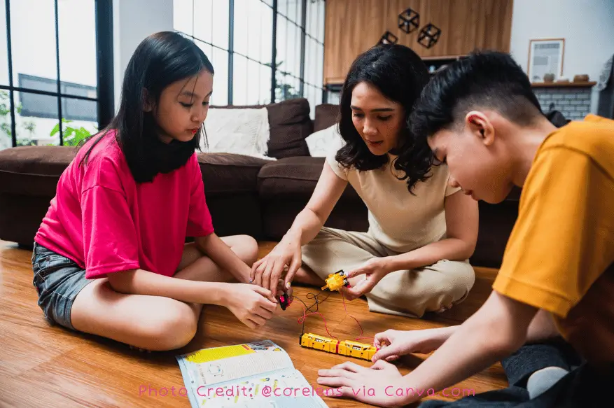 Do a STEM experiment together each week. 