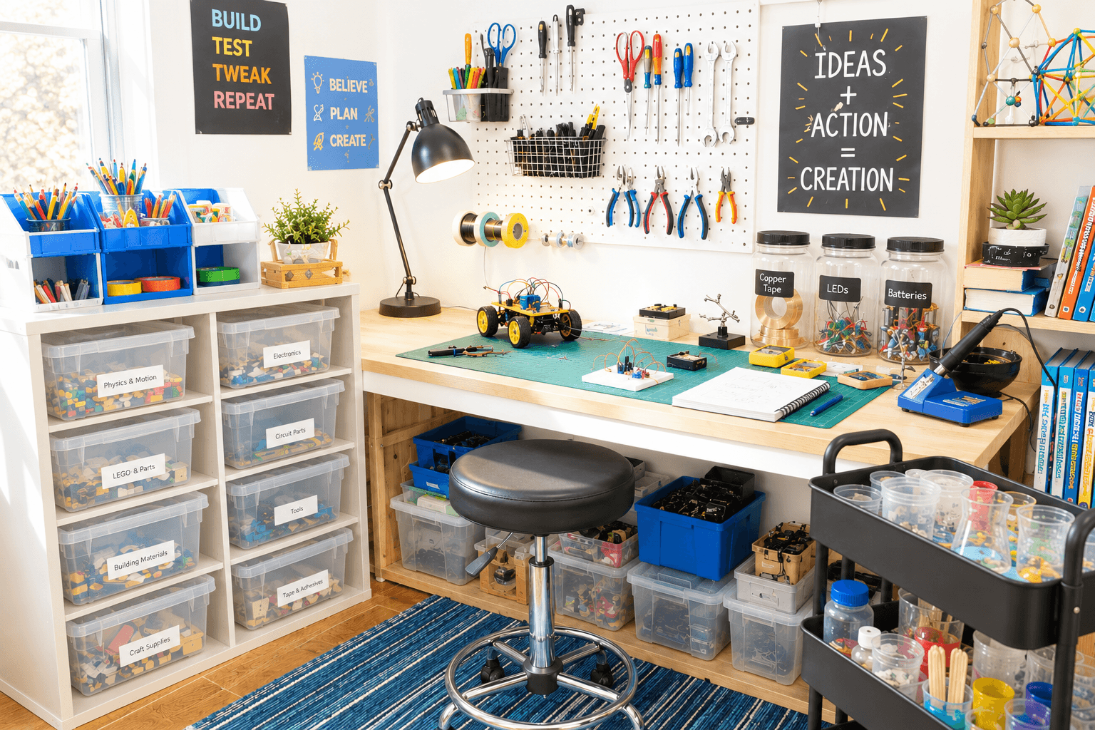 Small Spaces for Big Curiosity: Setting Up a Mini Makerspace at Home ...